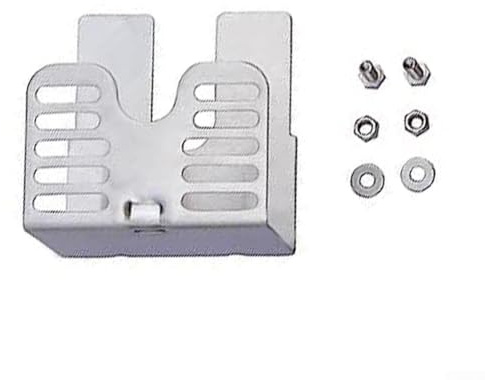 Oniissy Motorgrill-Halterung, Edelstahl-Grill-Rotisserie-Motorhalterung, Satnd, Schiebe-Drehspieß-Motor-Halterungs-Set, für einfache Installation (Edelstahl)