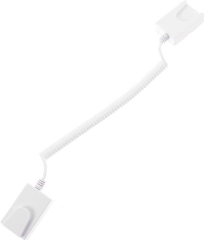 HOMOCONO Remote Control Tether and Holder Self-adhesive Hook, Universal Retractable Security Cable for Tv Remote Controls, Anti-lost Coiled Leash Suitable for Home and Office Use