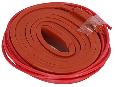 Silicone Heating Belt, 15x1000mm 40w Flexible Heat Tape for Water Pipes, and Insulation for Oil Pipe and Engine Heating (DC12V)