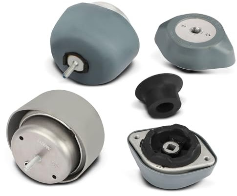 Frankberg 3x Motorlager + 2x Getriebelager Vorne Links Rechts Kompatibel mit A4 8D2 B5 1.8L 1997-2000 Passa.t 3B2 1.8L 1996-2000 Passa.t 3B3 1.8L 2001-2005 Replace# 8D0199379AT