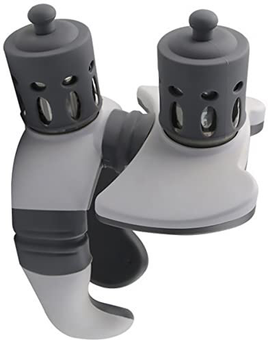 FRCOLOR 1stk Ai-halsinstrument Tragbar Nackendehner Massagegerät Haken Nackenmassagegerät Shiatsu Auslösen Bausatz Magnet Rebreather Manuelles Massagegerät Wirbelsäule Weiß Kieselgel