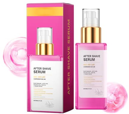 Nach dem Rasieren Serum, Luxury Strawberry Vanilla After Shave Oil Women for Smooth Skin, Strawberry-Vanilla After Shave Serum, Soothing & Hydrating, Irritation-Free Skin for Daily Use