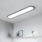 Oninio LED Deckenleuchte Dimmbare Deckenlampe mit Fernbedienung 100cm Ultraslim Flach Deckenleuchte für Schlafzimmer, Wohnzimmer, Flur (Schwarz)