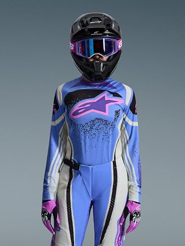 Alpinestars Girls MX Jersey Stella Techstar Blau Gr. S