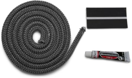 Türdichtung Set für Hark 57 Kaminofen Ersatzteil 2m, ø10mm Ofendichtung