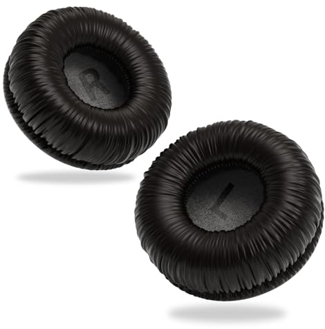 Replacement Ear Pads Cover Compatible with Sony WH-CH520 CH510 / Sony MDR-ZX110 / Sony ZX110 ZX110NC ZX220 XB200 ZX300 ZX330BT/ Sony MDR-V100 V150 V200 V250 V300 V400 Headphone, Black EarPads Cushions