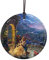 Disney Beauty und The Beast Dancing in the Moonlight Starfire Prints Glas Ornament – Zuhause und Weihnachten Weihnachtsbaumschmuck