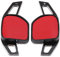Overdrive-Racing Schaltwippen Verlängerung Kompatibel mit Audi A1 A3 S3 A4 S4 RS4 A5 S5 RS5 A6 A6 S6 RS6 A7 S7 RS7 A8 S8 Q3 Q5 SQ5 Q7 DSG S-Tronic Typ-A Alu Schwarz Shift Paddles Shifter Extensions