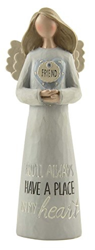 Blossom Bucket Guardian Angel Friend Figurine You'll always have a place in my heart