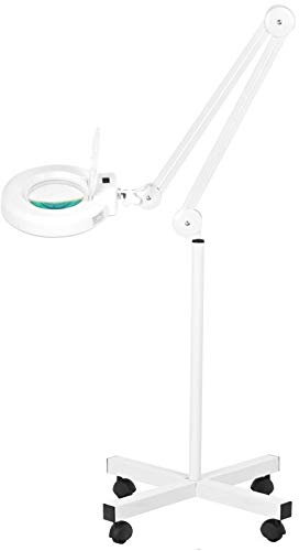 Lupenlampe Lupenleuchte Arbeitsplatzlampe Kosmetiklampe LED S4 + STATIV