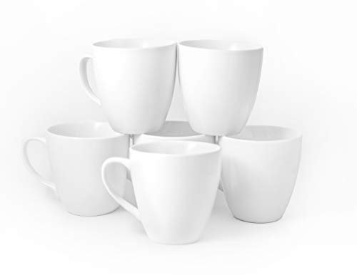Amuse Lungo-Tassen aus Porzellan, 170 ml, Weiß