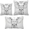 DIYthinker Mammoth Elephant Animal Portrait Wurf Kissen Set Kissen Einband Startseite Sofa Dekor Geschenk
