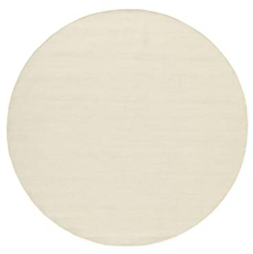 RugVista Handloom Flat Teppich, Ø 200 cm, Natural