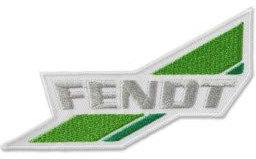PATCHMANIA FENDT Tractors Logo 8,5 cm Aufnäher Bügelbild, Patch Embroidered Patches Iron on