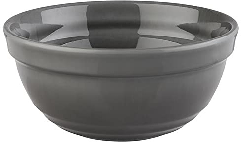APS Schale EMMA - runde Buffet-Schüssel/Schale aus Melamin - Volumen 0,5 l/Ø 14 cm/Höhe 6,5 cm/Grau