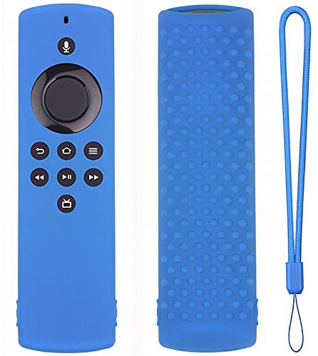 NSGJUYT per Amazon Fire TV Stick Lite Remote Silicone Cassa del Silicone Protezione Protezione della Pelle Protezione del Telecomando Cover Silicone (Color : Sky Blue)