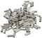 Pack of 100 Wire End Ferrules Blank 1.50 mm² 8 mm Long Uninsulated