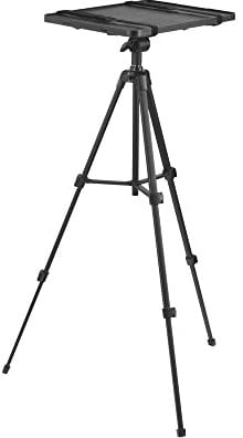 PureMounts® Support de projecteur, trépied de projecteur léger et Pliable, Chargeable jusqu'à 6 kg, Support de projecteur Mobile, Noir