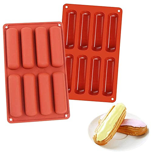La Llareta Keks Silikonform, 2 Stück Silikonform Müsliriegel, Energieriegel Silikon Backform, Leicht Zu Lösen, für Schokolade,Brotbrot, Muffin, Brownie, Cornbrot, Käsekuchen