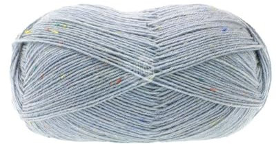 LANA GROSSA Meilenweit 100 | Sockenklassiker, uni und bedruckt, waschmaschienenfest | Handstrickgarn aus 80% Schurwolle & 20% Polyamid | 100g Wolle zum Stricken & Häkeln | 420m Garn FB171