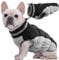 Kuoser Hundejacke Hundemantel für Kleine Hunde Winterweste, Wasserdicht Hunde Wintermantel Jacke Winter Hunde Mantel Mit Geschirr Warme Winterjacke Hundepullover Haustier Skifahren Kostüm Schwarz, S