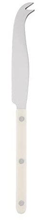 SABRE PARIS - Coltello da formaggio 24 cm - Bistrot - Per tutti i formaggi - Acciaio inox e nylon - Va in lavastoviglie - Color avorio