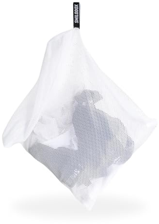 SMILODOX Wäschebeutel, Wäschenetz für Waschmaschine, Wäschesack mit Reißverschluss, Laundry Bag Wäschebeutel, Schuhwaschbeutel, Stoffbeutel aus recyceltem Material, Ideal zum Reisen