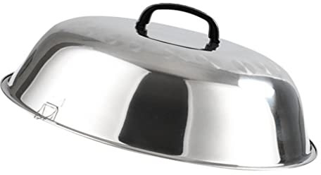 Couvercle Alimentaire pour La Cuisine Couvercle de Steak en Acier Inoxydable de Plat Teppanyaki Anti- Éclaboussures D' Huile Alimentaire Outil de Cuisson