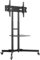 Abician Support TV sur Pied à roulettes pour 32 à 75 Pouce écrans/LCD/LED/Plasma Support TV Mobile avec Freins avec Gestion des Câbles