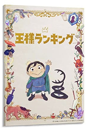 Filmposter Ranking of Kings Ousama Ranking Japanisches Anime-Poster, Kunst, Wandbild, Leinwand, Poster, moderne Schlafzimmer-Dekoration, 30 x 45 cm