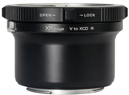 XPIMAGE Objektivadapterring kompatibel mit Hasselblad V-Objektiv zu X-System XCD-Kameras X1D X2D
