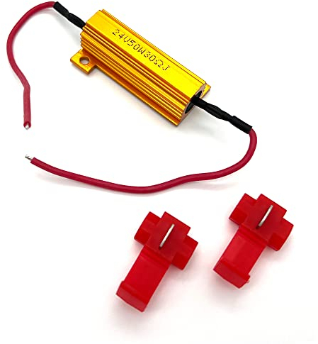 SAMETRUCK Widerstand für LED SMD Blinker Rückleuchte 24V 50W 30Ohm LKW NFZ Traktor Anhänger