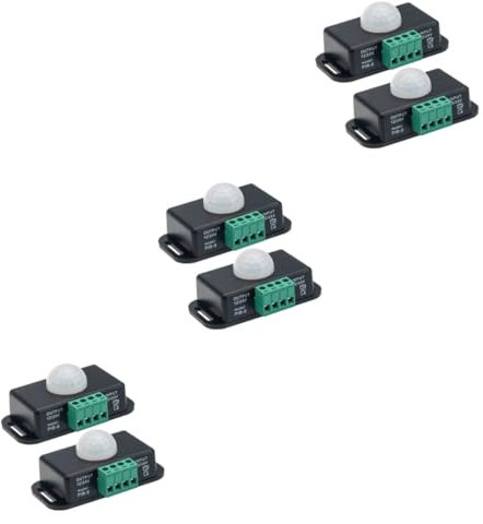 Mikikit 6stücke Bewegungsmelder Controller Für Lichtsteuerung Infrarot Sensor Für Innen Und Außenanwendungen Geeignet Für Küchen Flure Schränke Langlebig Und Vielseitig Einsetzbar