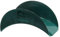 Rivanto® Schlauchhalter Wand 28 x 13 x 14 cm Metall grün Gartenschlauch-Halterung