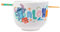 Silver Buffalo Disney Lilo and Stitch Aloha Tropische Keramik-Ramen-Nudel-Reisschale mit Essstäbchen, mikrowellengeeignet, 590 ml