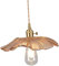F Fityle Lampe Suspendue Moderne en Verre à Fleurs, éclairage élégant, décoratif pour café, Salon, Chambre à Coucher, Ambre