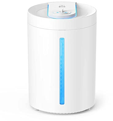 Humidificadores para dormitorio Humidificador de aire ultrasónico, difusor de aceites esenciales, humidificador de aire for plantas, habitación grande, ultrasilencioso Humidificador para el hogar ( Co