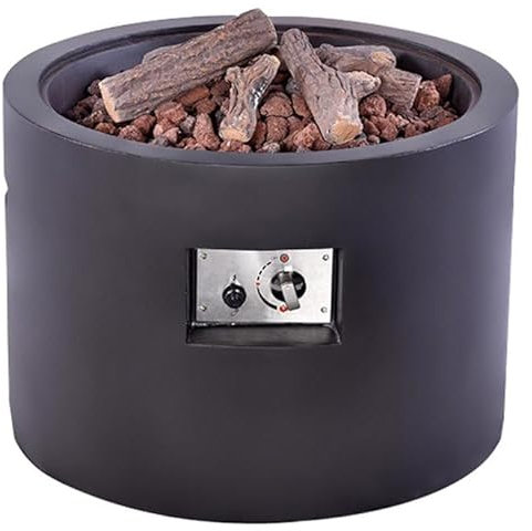 Bonussi Braciere a Gas Gpl da Esterno Ø61x42 cm 14kW Wela