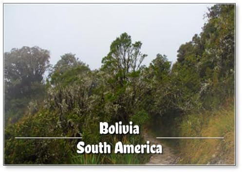 Kühlschrankmagnet Bolivia Reigns The Equatorial Forest, Always Lush and Rich in The Most Varied Essences, Design 1