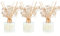 YISOWUH Raumduft-Rattanstäbchen-Diffuser, Leinen & Melonen & Fruchtduftdiffusor, 3 Packungen * 150 ml mit 24 Stäbchen, lang anhaltender Duft für Zuhause, Badezimmer, Raumdekoration