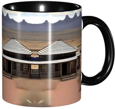 XZDCAL Tasse Western Trails 325 ml dans une boîte cadeau – Classique, résistante aux hautes températures et passe au micro-ondes pour une utilisation polyvalente.