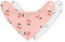 LÄSSIG Baby Lätzchen Halstuch Dreieckstücher Set 2 Stk. Bio-Baumwolle Druckknopf wendbar/Baby Bandana Happy Fruits Cherry