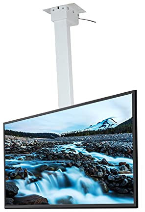 Universal-Deckenhalterung für 94 - 85 Zoll (94 - 85 Zoll) Monitore, verstellbar, max. 600 x 400 mm, 79,8 kg Kapazität, Schwarz