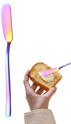 Spalmatore per marmellata di burro - Coltello per burro in acciaio inossidabile di alta qualità, strumento per spalmare liscio | Elegante spalmatore per burro per ammorbidire, manico antiscivolo, spat