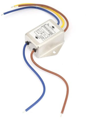 Ieron Filtro di Potenza EMI 125/250V Filtro di interferenza elettromagnetica CW1B-10A-L(040) Filtro monofase per la soppressione delle interferenze impulsive