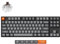 Keychron K8 Max Custom Wireless Mechanische Tastatur 2.4 GHz/Bluetooth/USB-C, Wiße LED, QMK/VIA Programmierbare Makros, PBT Keycaps, für Mac Windows, Super Brown Switch