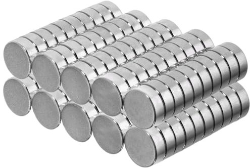 Crozgan 100pcs Magnets 10x3 mm N-52-Magnets Disc Neody-mium Magnets for Refrigerator Needle Board Arts Crafts Office Photos Wall