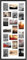Vasemouh Bilderrahmen Schwarz mit Passepartout für 20 Fotos 10x15 cm, großer Posterrahmen 100x40 cm ohne Passepartout, für Wandmontage