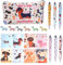 XIAZHDZ Dackel Geschenke Set Dackel Einschulung Mädchen Geschenk Dackel Deko Stifte Mäppchen Notizbuch Büro Schule Perfekte Dackel Geschenke für Frauen, Männer und Kinder