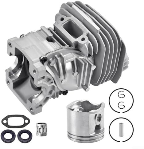 MS291 Cylinder Piston Kit For S-tihl MS291 MS291C M-S 291 Chainsaw, 47Mm Big Bore For S-tihl MS271 MS271C Chainsaw Piston And Cylinder Top End Rebuild Kit Parts 1141 020 1206